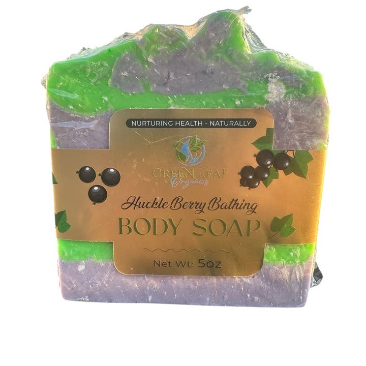 Huckleberry Lime Lichaamszeep voor wholesale door Green Leaf Organics