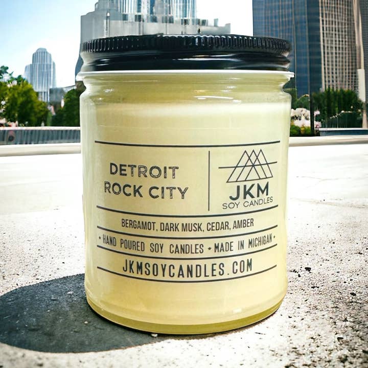 Detroit Rock City - Michigan Collection for wholesale by JKM Soy Candles