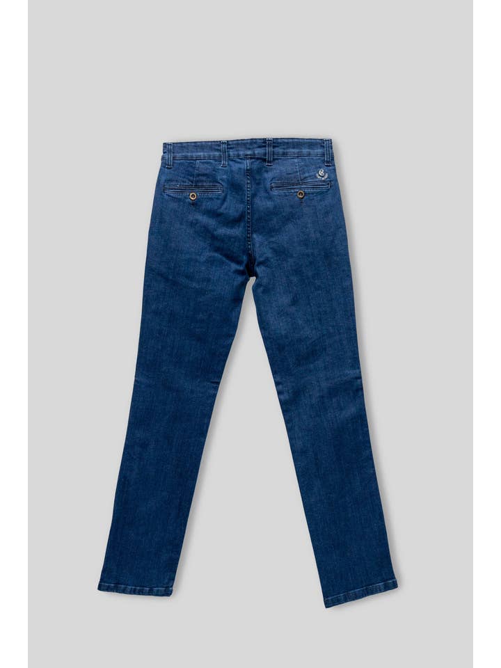 Custi Mikelo: Men's Clothing & Christmas Gifts - Wholesale Jeans - Men's - Elastic Denim Chino Pants | Litri2