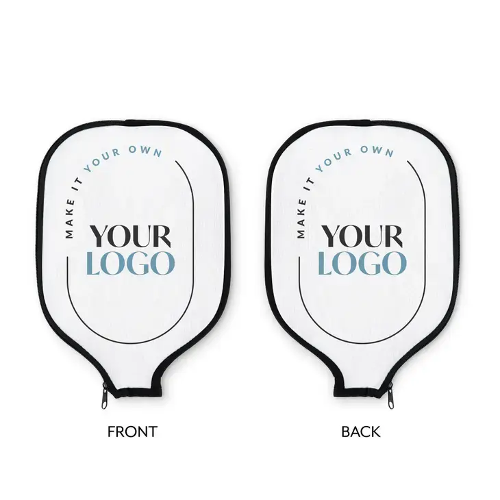 Weddingstar Inc. - Wholesale Sporting Accessories - Pickleball Paddle Cover w/ Zipper - Your Company Logo0