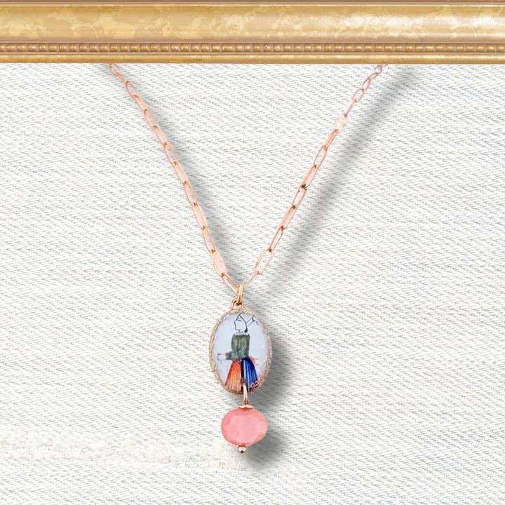 Pixie Necklace — Edit 01 — Victorian Spinner Girl for wholesale by Folkloric Jewelry