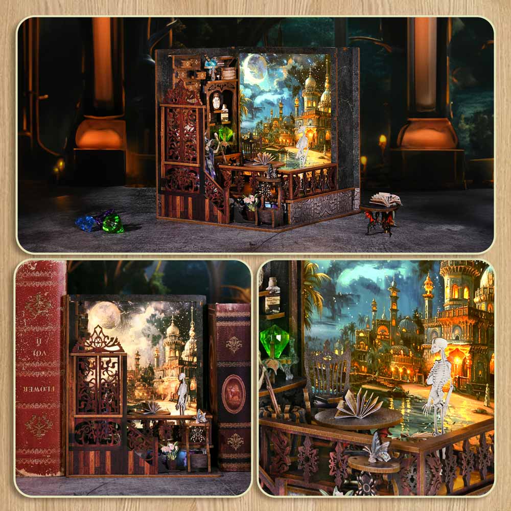 Crafthub - Vente Kit de bricolage - Exploration Magique - Kit de Niche à Livres DIY5