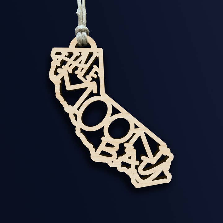 Half Moon Bay, CA Ornament for wholesale by Made by One32