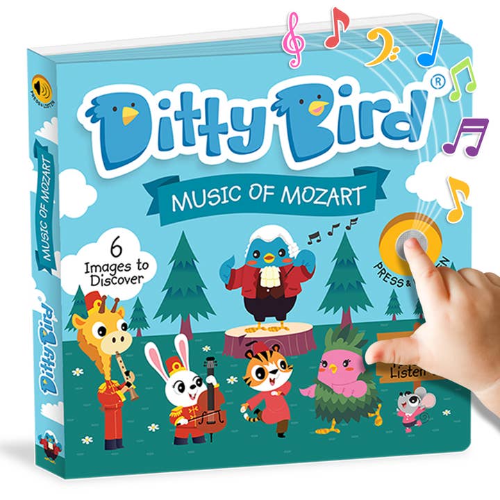 Ditty Bird Australia - Wholesale Book - Kids - New | Ditty Bird Music of Mozart | Classical Music