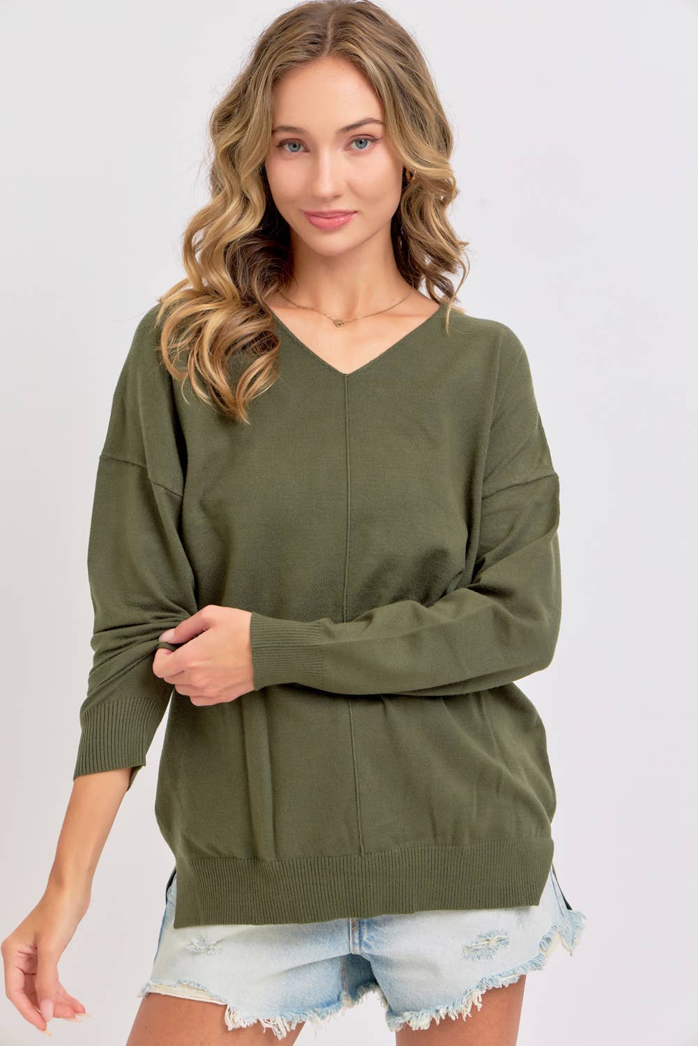 Sweet Lovely by Jen – wholesale Knitted jumper – Women′s – COZY KNIT  RELAXED  COMFY CASUAL  SWEATER67