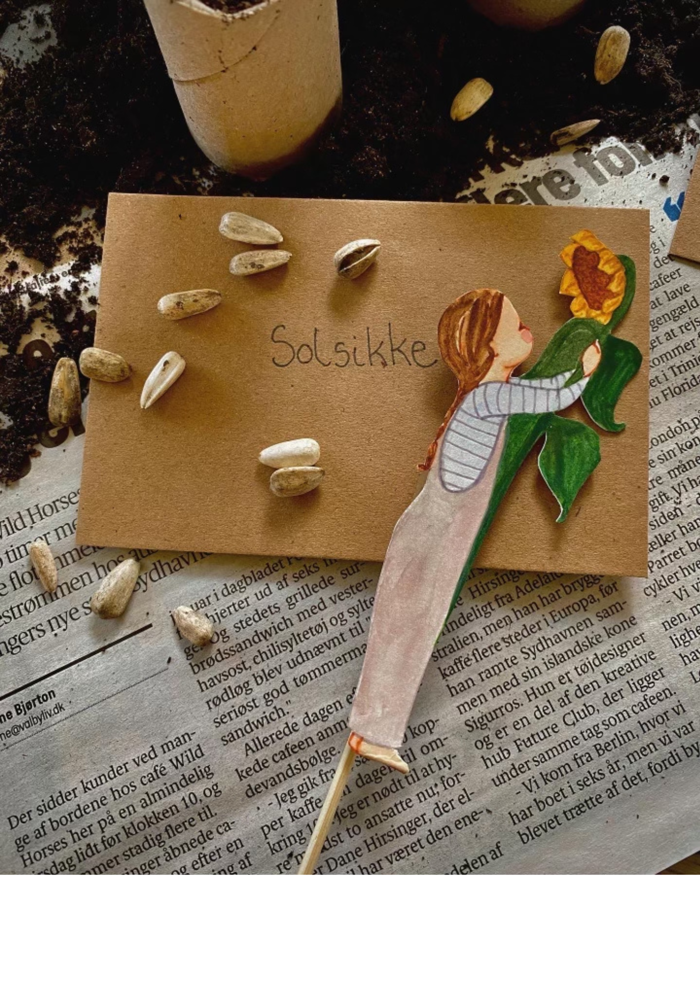 Tall Hat Tales - Wholesale DIY Craft Kit - Kids - Kids planting flowers1