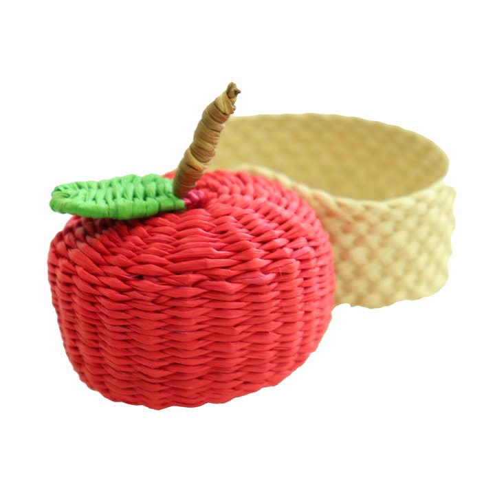 Red Apple Napkin Ring for wholesale by Klatso