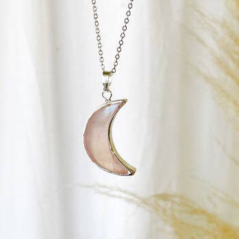 Lucent Studios Ltd - Wholesale Pendant/Charm Necklace - Crescent Moon Gold or Silver Plated Necklace8