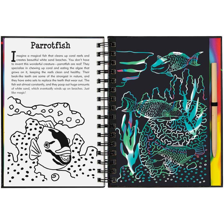 Peter Pauper Press - Wholesale Sketchbook/Sketchpad - Coral Reefs Scratch and Sketch2