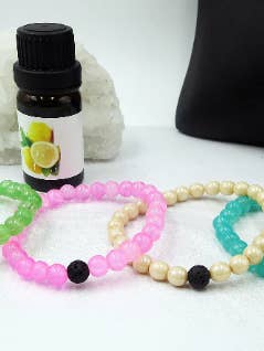 Diffuser armband met etherische olie voor tieners - mix van kleuren voor wholesale door Jewels For Hope