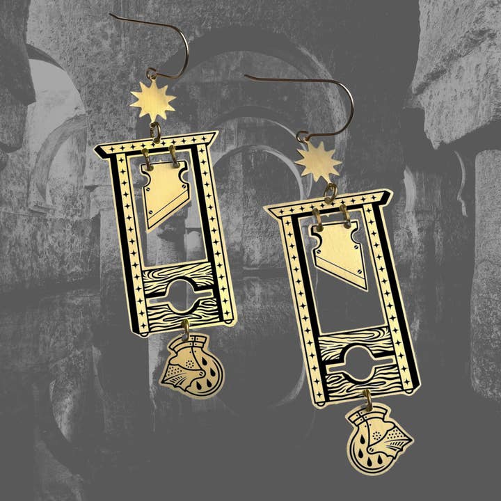 While Odin Sleeps - Wholesale Dangle Earrings - Guillotine