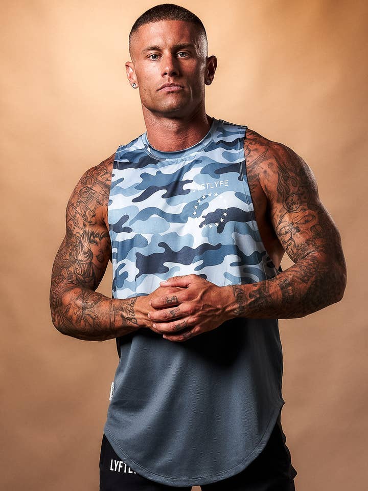 Command Men's Cut Sleeve for wholesale by Lyftlyfe Apparel
