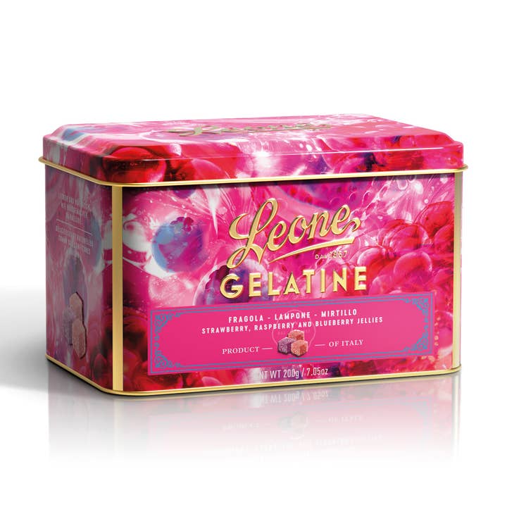 Latte small caramelle morbide frutti di bosco Leone per la vendita all'ingrosso da parte di Pastiglie Leone srl