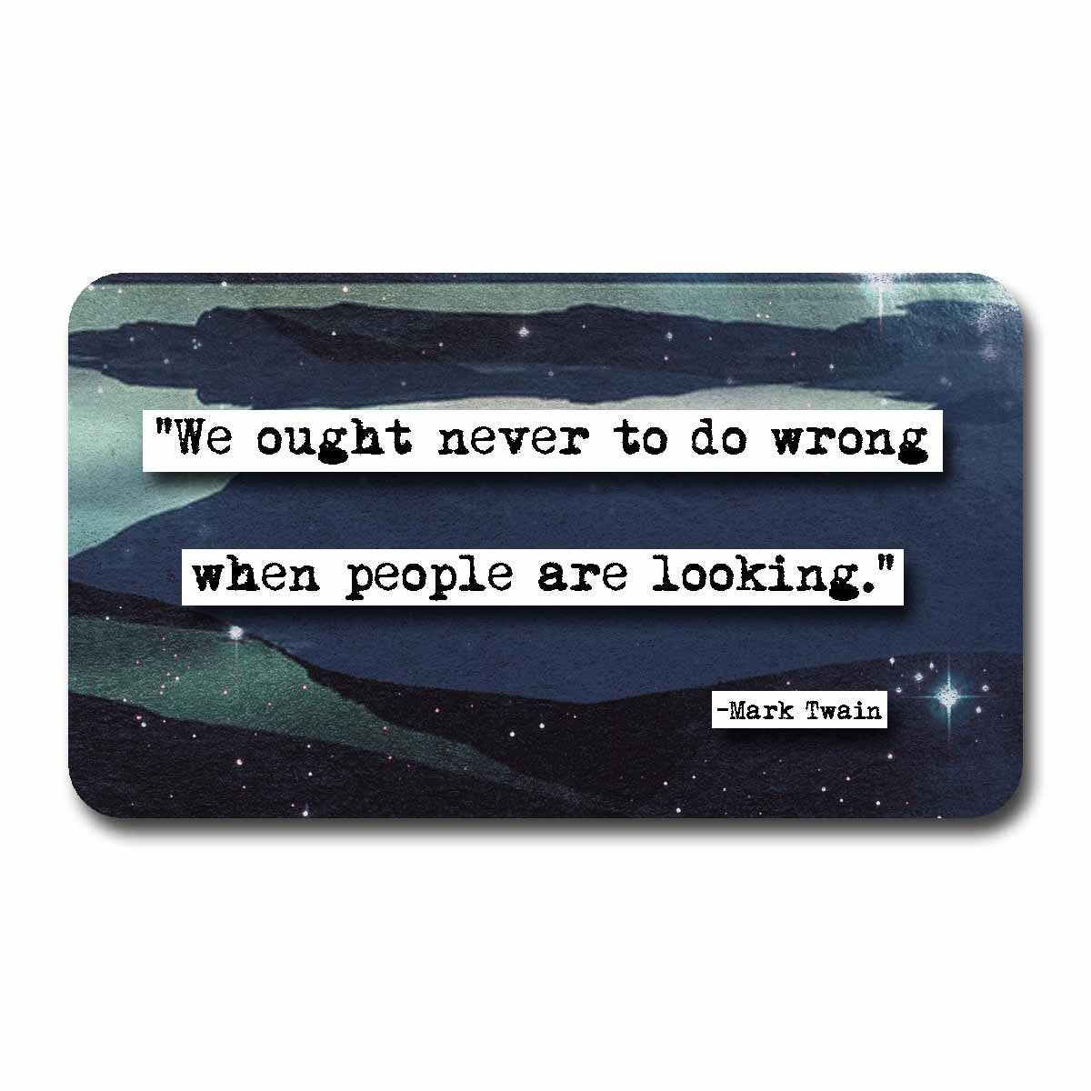 ChicalooKate - Vente Carte de vœux classique - Mark Twain - Mini cartes de citation Pocket Wisdom7