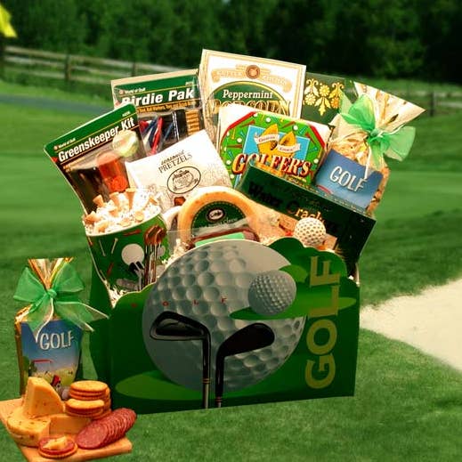 Golf Delights Gift Box - Medium for wholesale by Gift Basket Drop Shipping