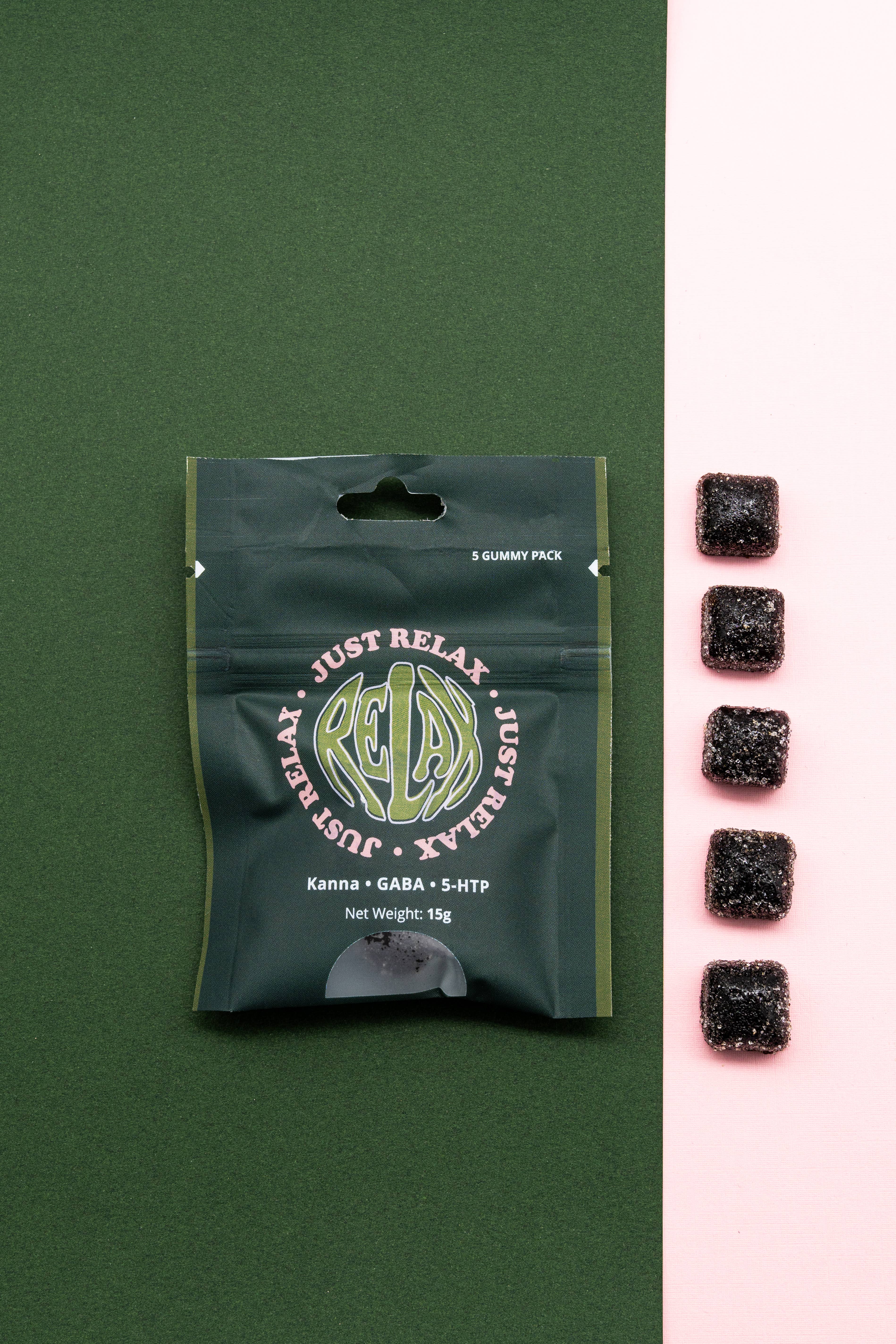 Functional Sweets - Wholesale Gummy - Just Relax - 5pack - 12unit Case