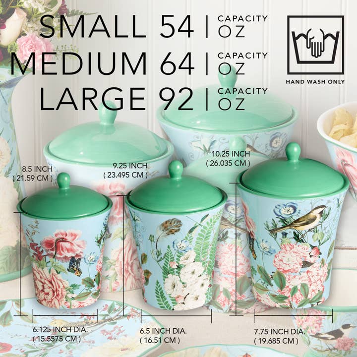 Certified International - Wholesale Canister set - Flora Canister Set 3 pc.3