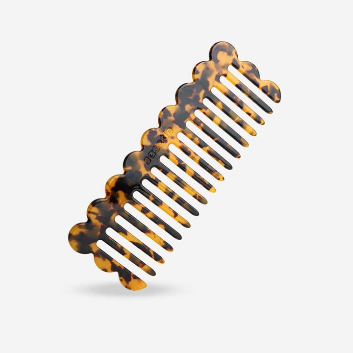 Hair Accessory - The Curved Comb Dark Cheetah for wholesale by sasstie