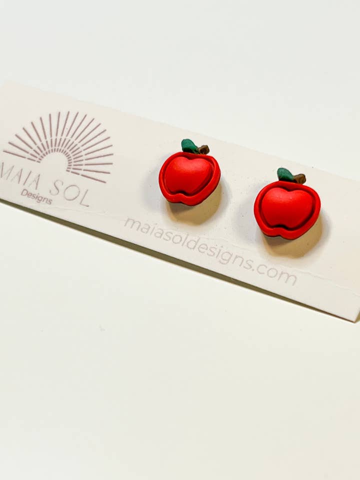 Back-To-School Studs for wholesale by Maia Sol Designs