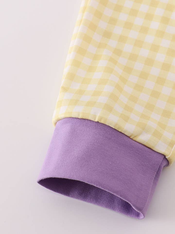 Aspen Rain Boutique - Wholesale Top & Pant Set - Kids - Purple LSU embroidery pants set4