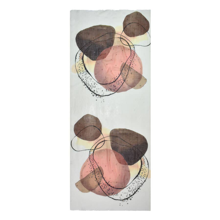 Dupatta Designs – Engroshandel Tørklæde - Dame – Hendricks broderet tørklæde8