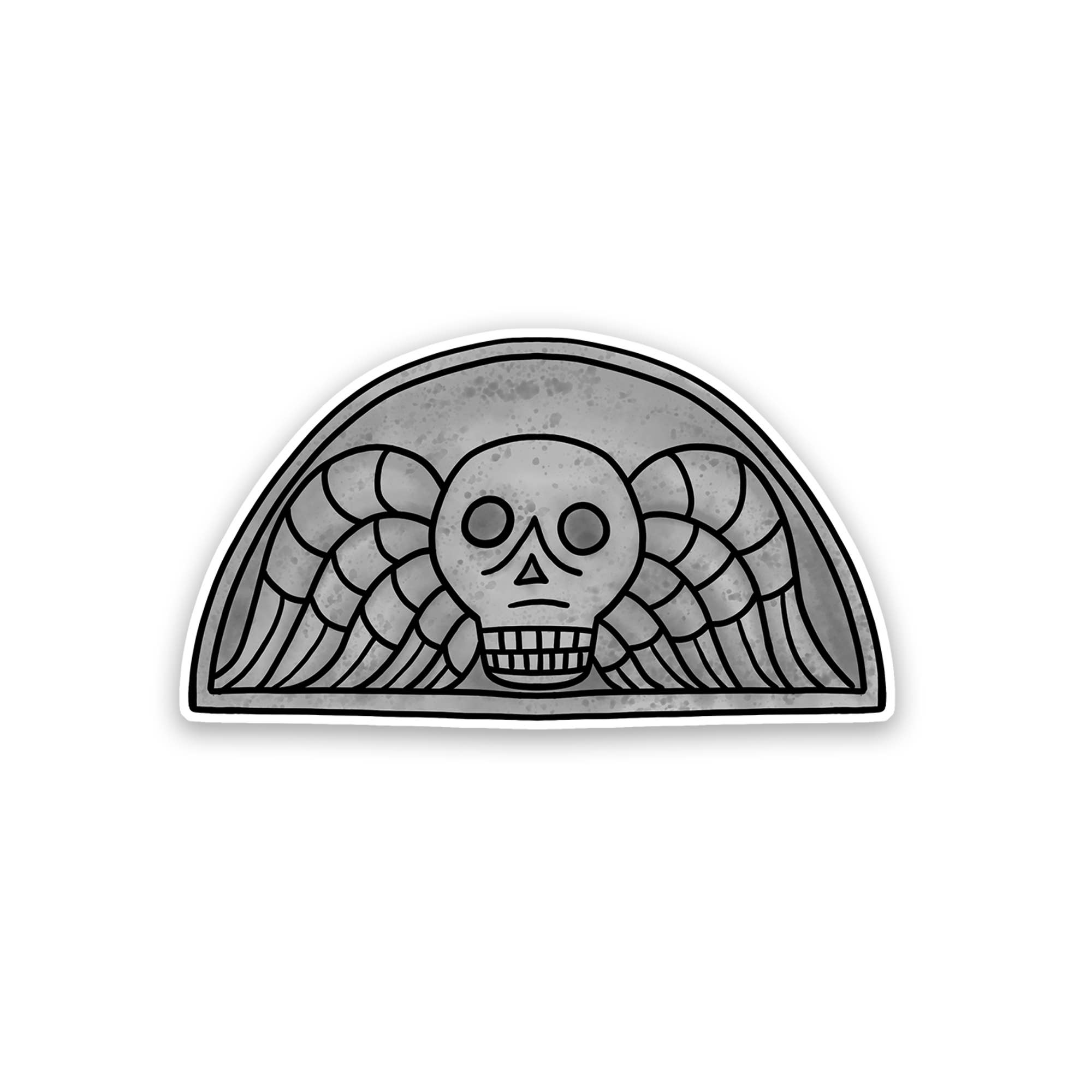 Proper Wolf - Wholesale Sticker - Deaths Head Memento Mori Vinyl Sticker Decal