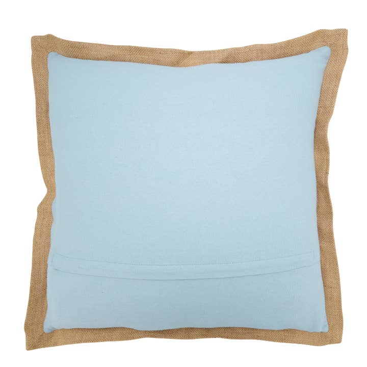 Blue Coral Breeze Sea Fan Throw Pillow for wholesale on Faire
