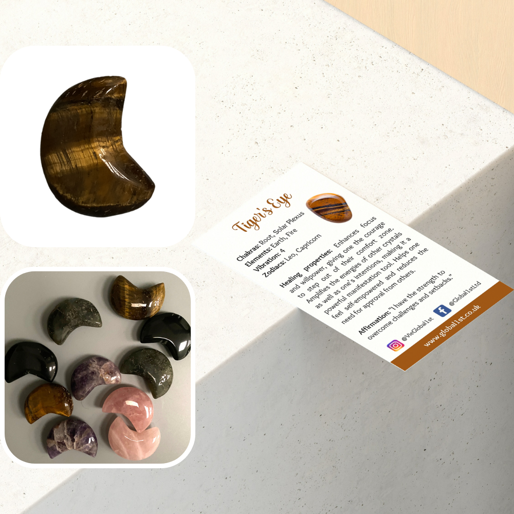 VIE – wholesale Spiritual stone/crystal – Crescent Moon Crystal, 3x2cm11