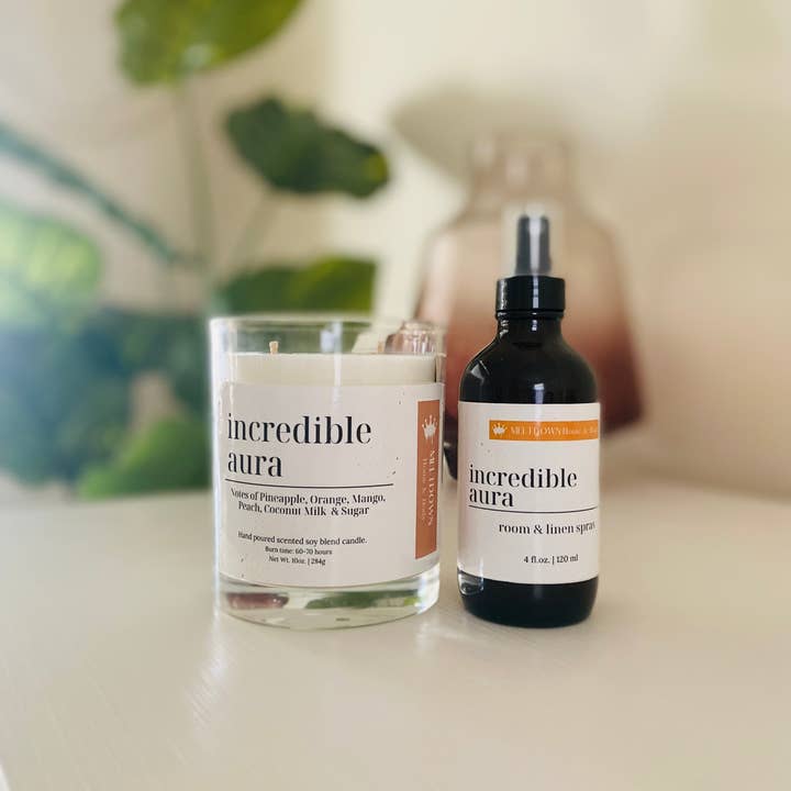 10oz. Candle + Room Spray Set for wholesale by MELTDOWN Home & Body