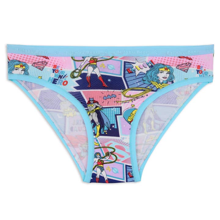 Bellabu Bear - Vendita all'ingrosso Intimo - Donna - Biancheria intima da donna in bambù Wonder Woman, confezione da 3