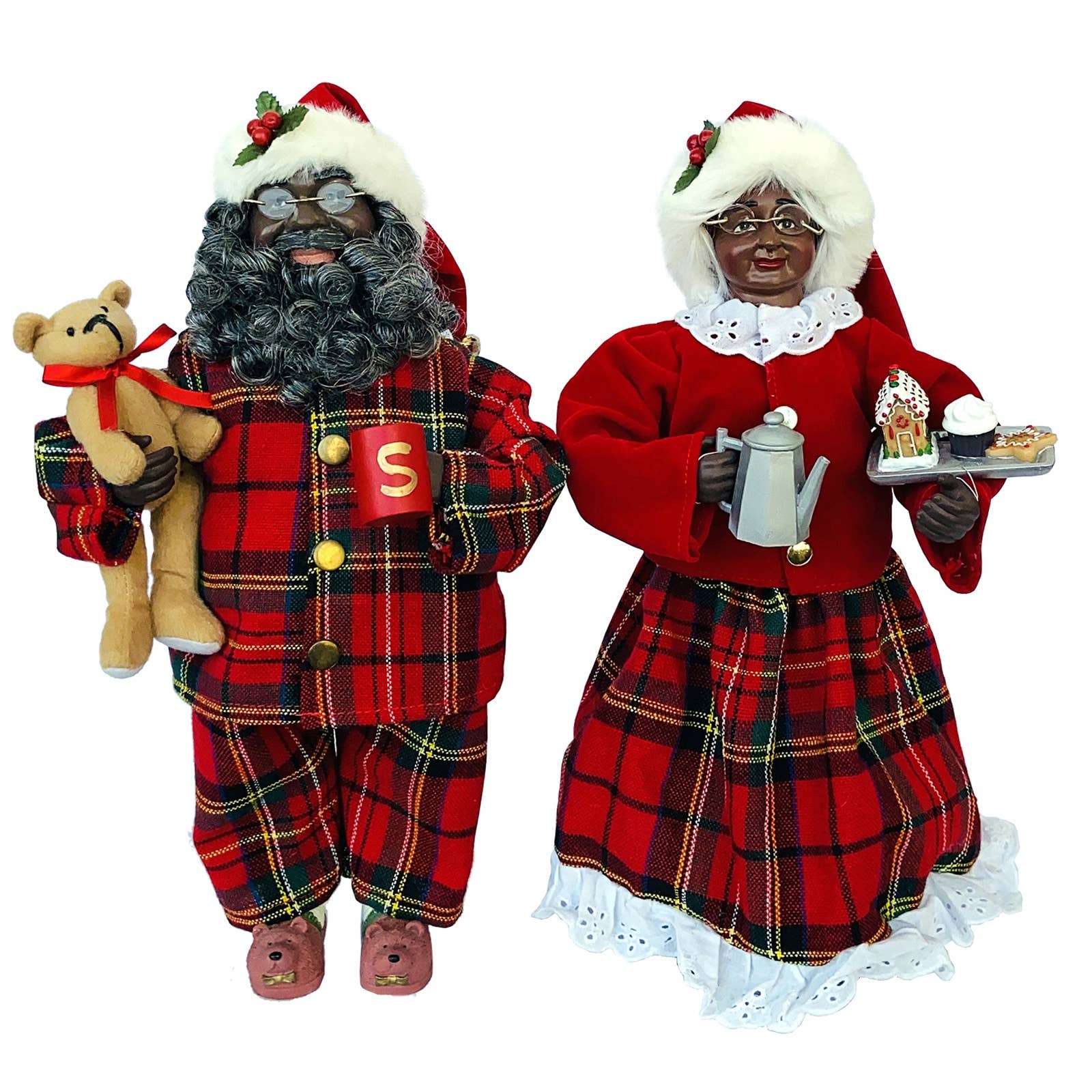 Under the Mistletoe: African American Santa Claus Salt & Pepper Shaker – The  Black Art Depot