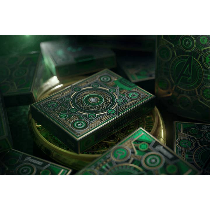 Cardshouse - Wholesale Playing Cards - Avengers Green Edition The Infinity Saga Theory11 Playing Ca