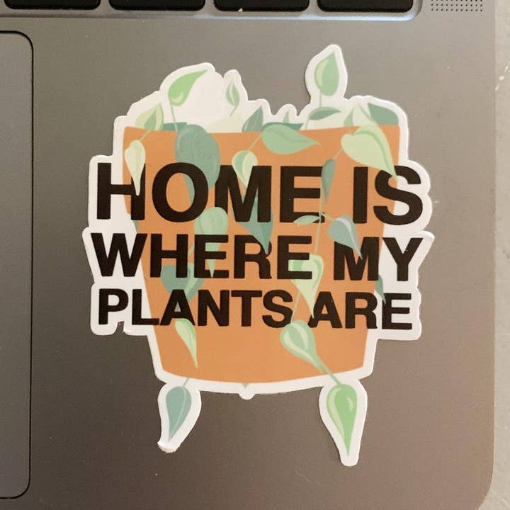 La maison est où mes plantes sont autocollants pour la vente par Clay Collection Co.