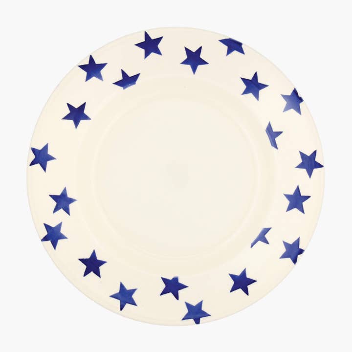 Blue Star 10 1/2" Plate for wholesale by Emma Bridgewater