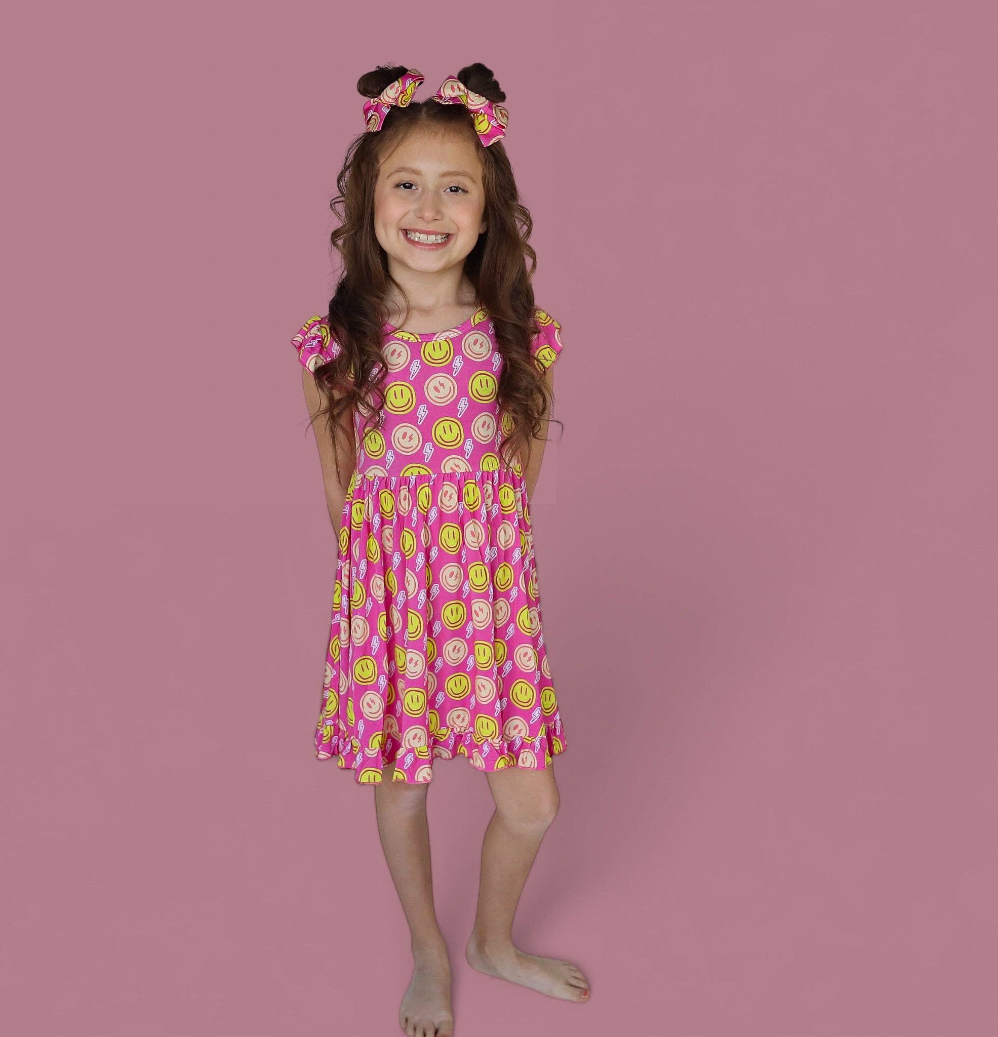Dream Big Little Co. - Wholesale Dress - Kids - RADIANT SMILES DREAM RUFFLE DRESS10