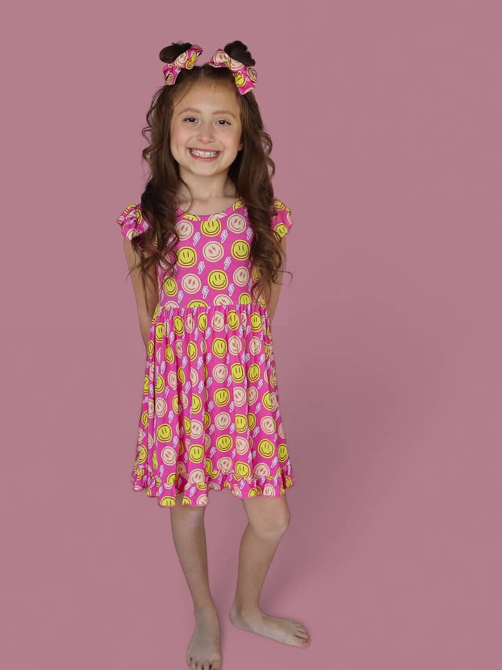 Dream Big Little Co. - Wholesale Dress - Kids - RADIANT SMILES DREAM RUFFLE DRESS10