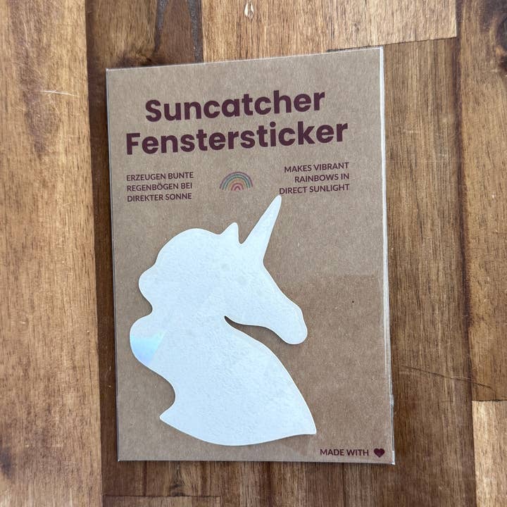 Adesivo per finestra con unicorno, decalcomania per bambini, creatore di arcobaleni per la vendita all'ingrosso da parte di Plottkowski