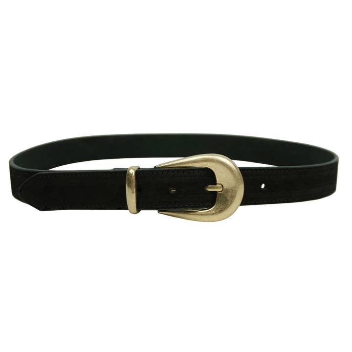 Anais - Wholesale Belt - Women's - Leather belt with gold buckle CT3959
