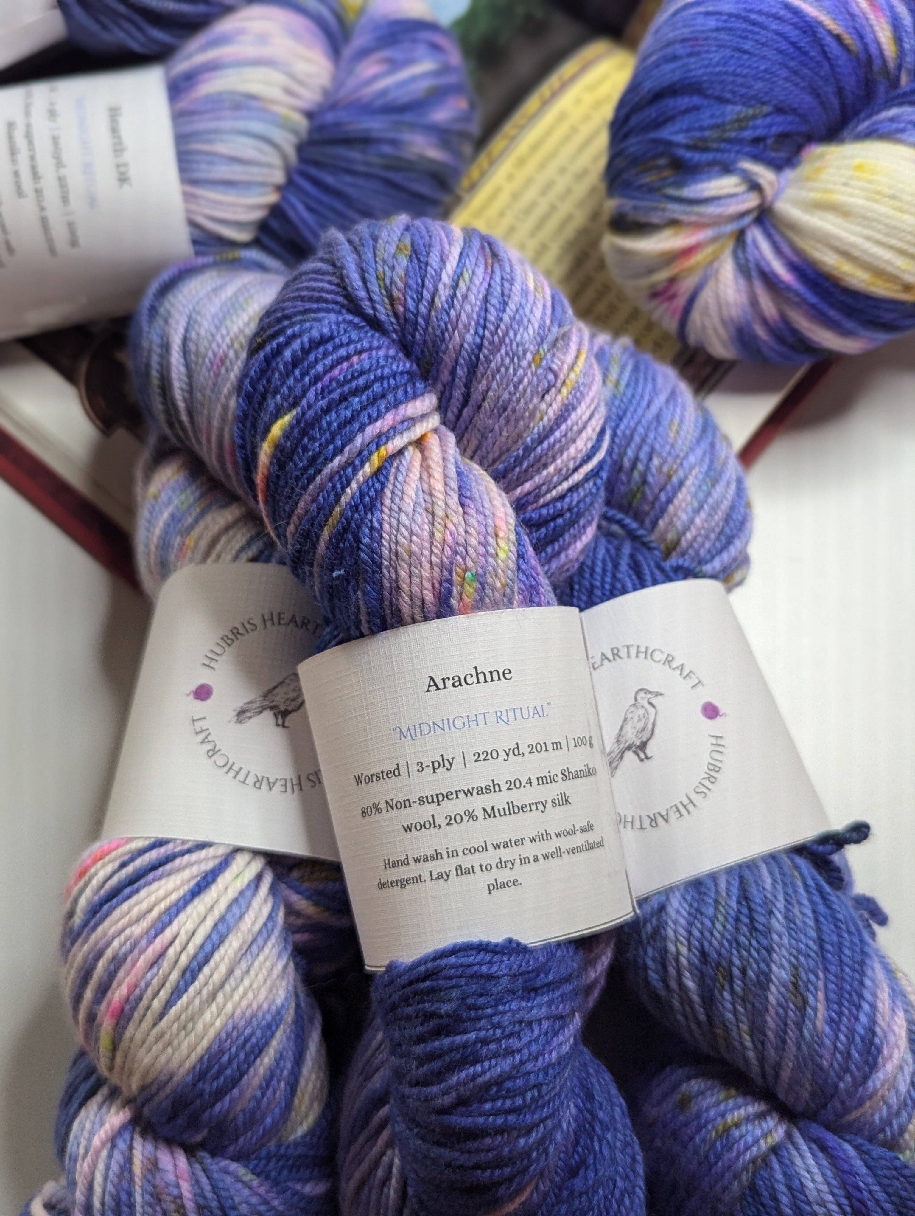 Hubris Hearthcraft - Wholesale Yarn - Midnight Ritual - Choice of Base