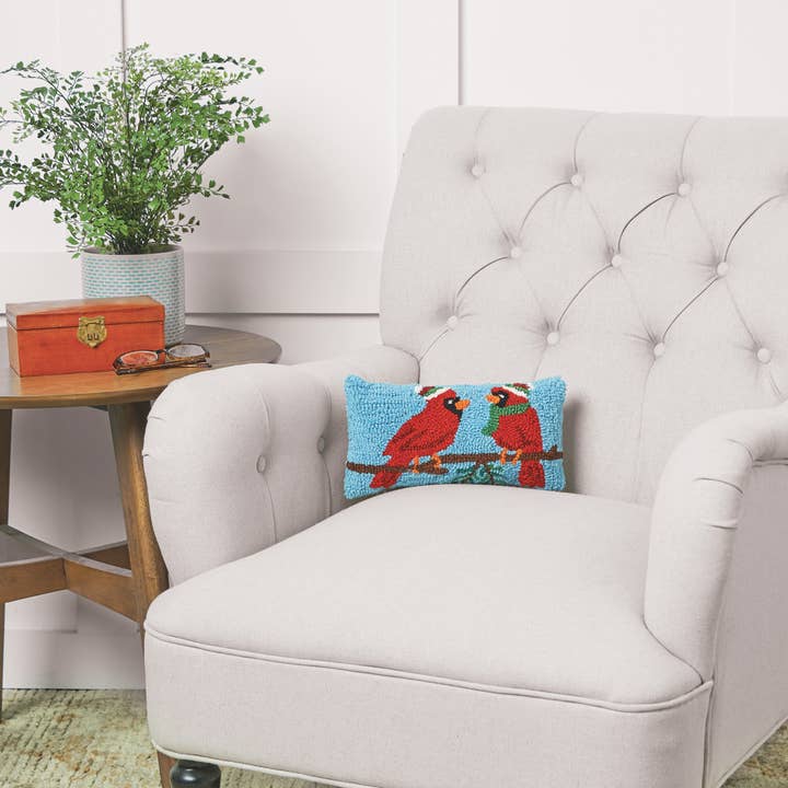 C&F Home - Wholesale Throw/Decorative Pillow - Christmas Winter Cardinal Throw Pillow1