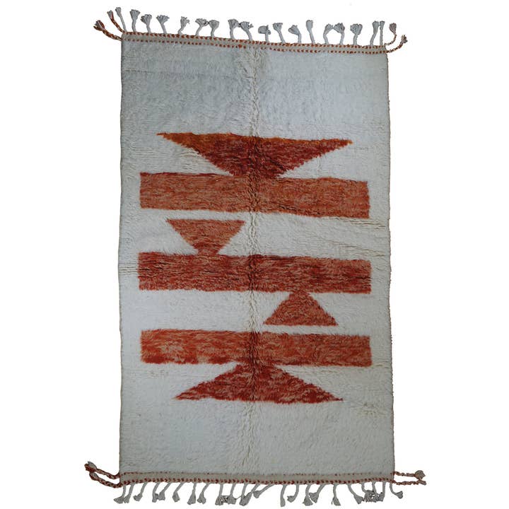 Nehal | 5 x 8 Beni Ourain Rug | Handwoven Moroccan Wool Rug for wholesale by Azulike