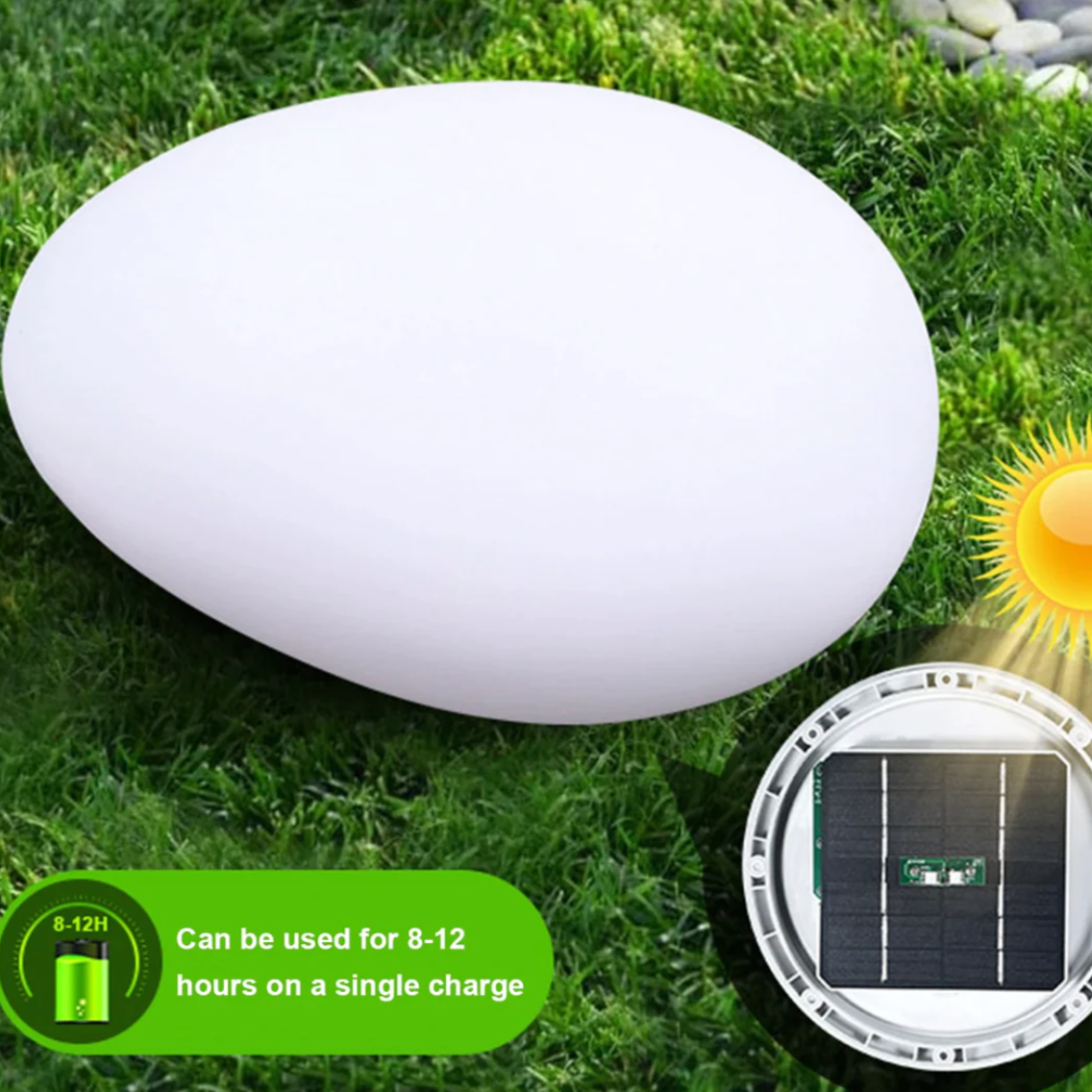 BRECK + FOX – wholesale Utomhuslampa – Solar uteplatssten4