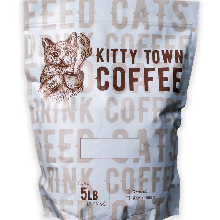 5lb Bean's Medium Espresso Blend for wholesale by Kitty Town Coffee