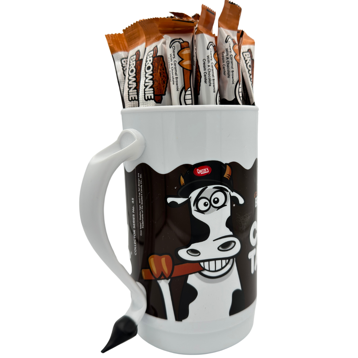 Martin's Country Store LLC - Wholesale Chocolate Covered Sweets - Cow Tales - Chocolate Brownie W/Tumbler 1/100ct2