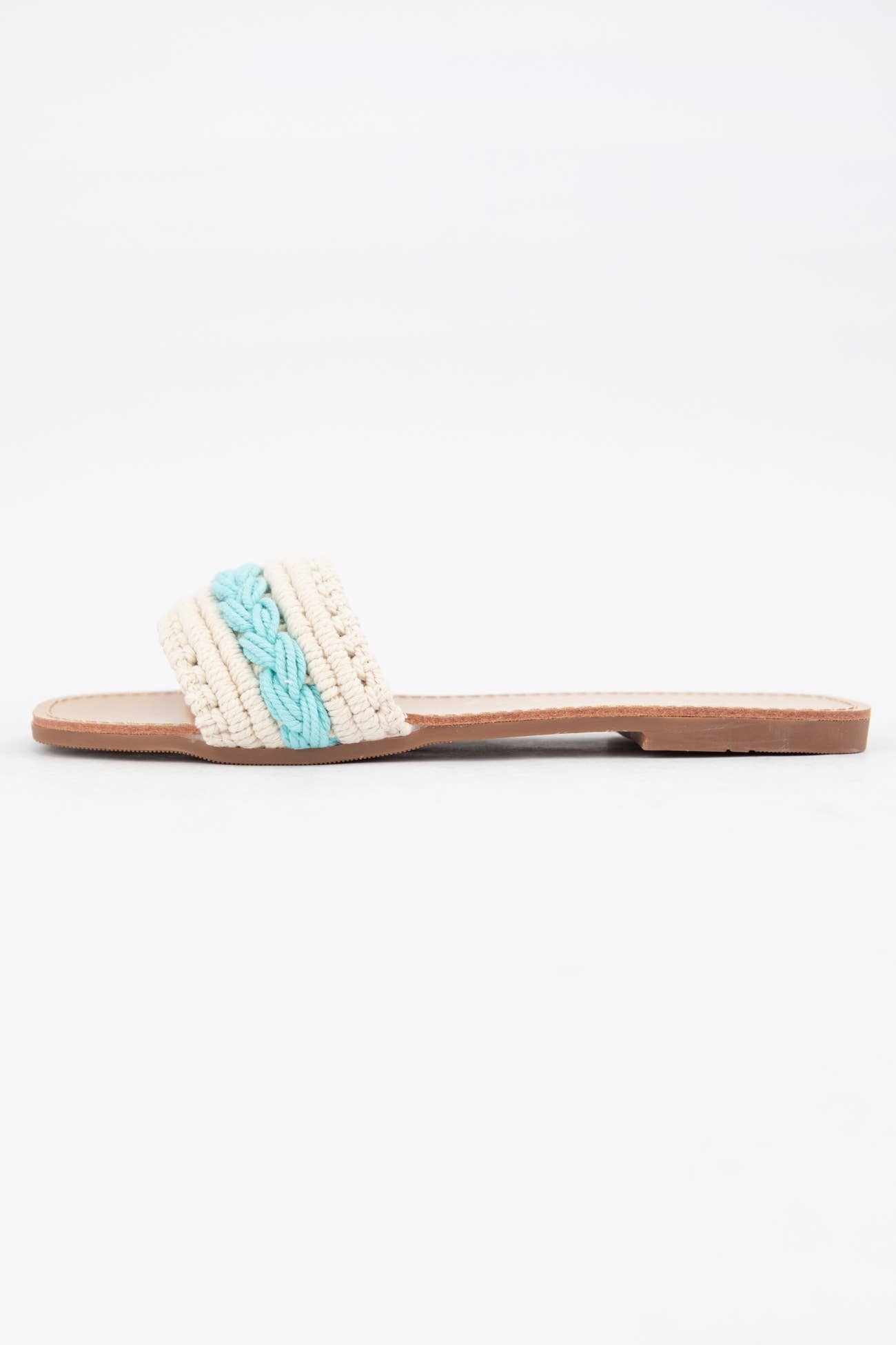 CCOCCI - Wholesale Sandals - Women's - WEEKLY DEAL COLOR LINE MACRAME BRAIDS UPPER SANDAL15