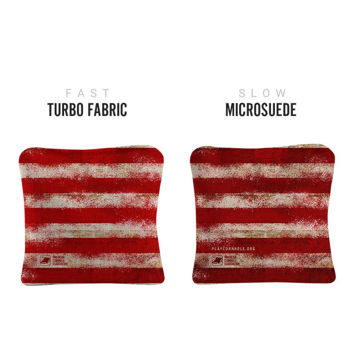 American Cornhole Association - Wholesale Cornhole - Vintage American Flag Synergy Pro Cornhole Bags3
