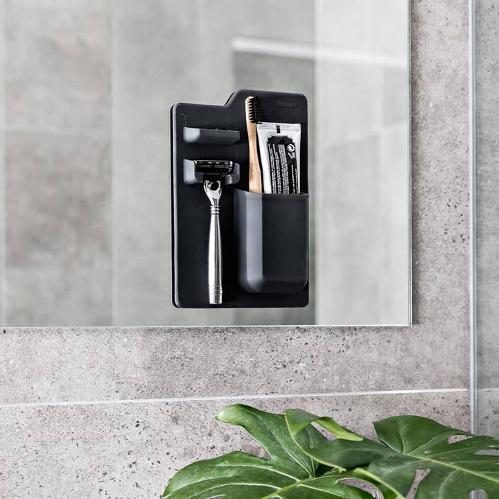 Charcoal The Harvey | Toothbrush & Razor Holder for wholesale on Faire2