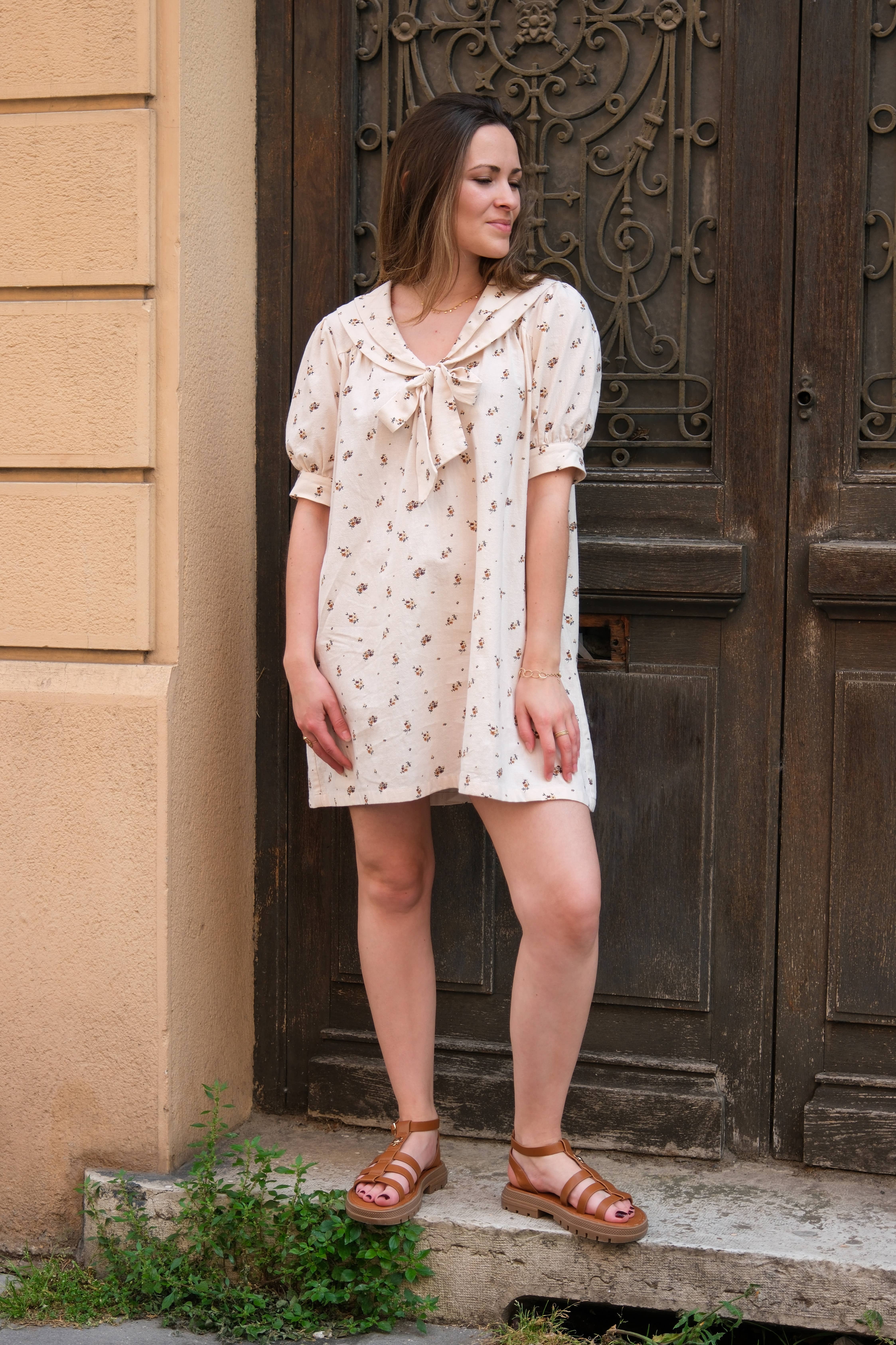 Cha' coud - Wholesale Craft Sewing Kit - Sewing pattern - The Esmée dress2