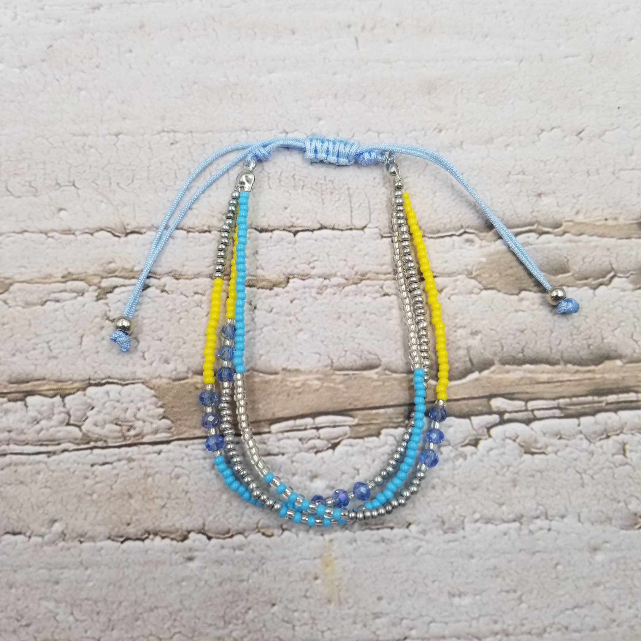 Treasure Wholesale - Wholesale Beaded Bracelet - Boho Layered Colorful Beads Bracelet10