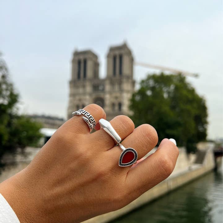 Christina Christi – wholesale Band/Stackad Ring – Silverringar Kvinnor, Silver Band Ringar, Stapelbara ringar